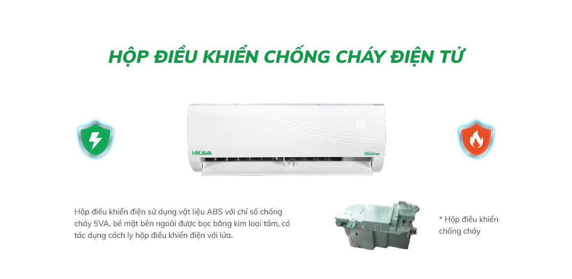 Điều hòa nhiệt độ 1 chiều HIKAWA 12000BTU HI/K-NC15A ảnh 2